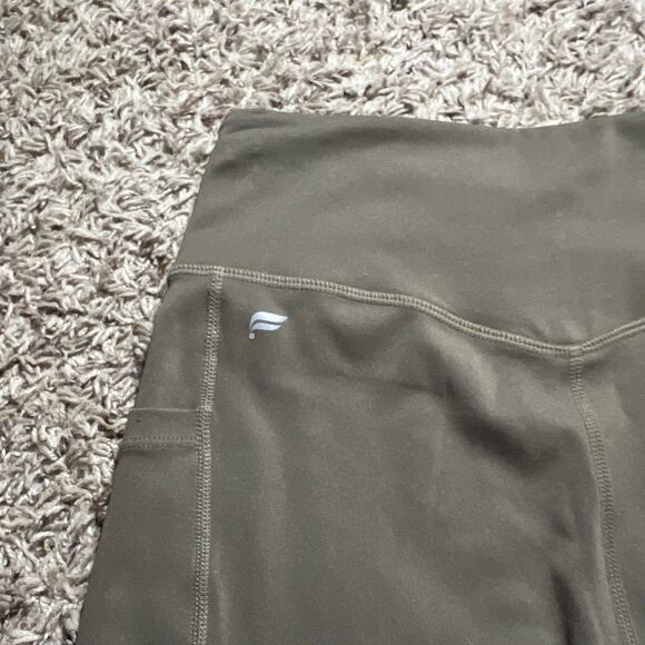 Fabletics Anywhere Motion365 Women's Small High-Waisted Moto 7/8  Leggings Green - Picture 4 of 8